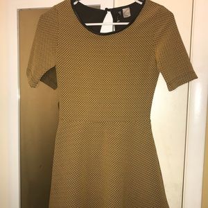 Mustard Yellow Mini Dress